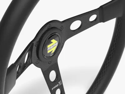 Momo Prototipo Steering Wheel 3D model