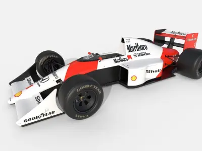 McLaren MP4-5 Free 3D model