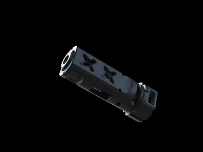 muzzle brake vgr 3D model