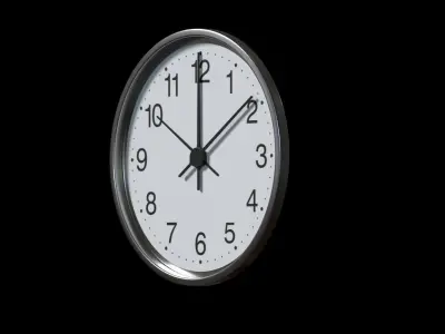 Wall clock 3D model