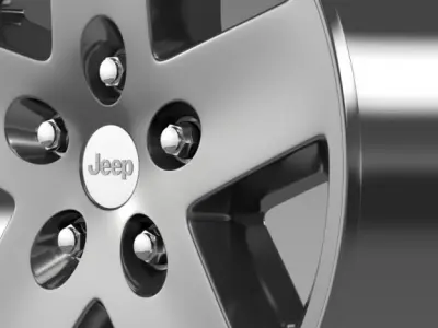 Jeep Wrangler Rubicon rim 3D model