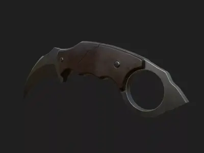 Karambit Knife - Game Ready - 4K PBR Low-poly 3D model
