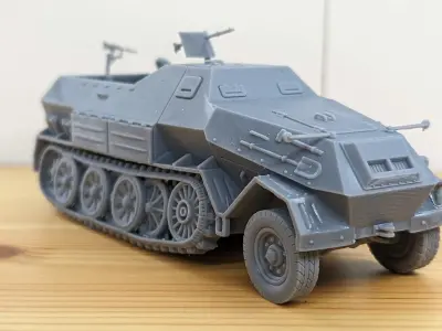 Sd Kfz 8 DB10 Gepanzerte 12t 3D print model