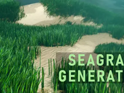 Seagrass Generator Free 3D model