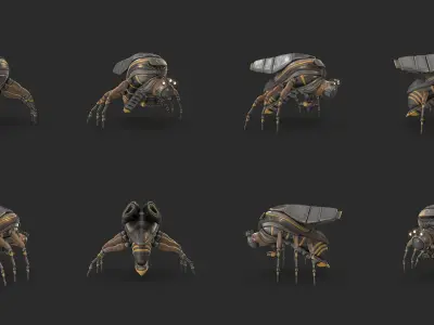 Beetle Robot 3D model