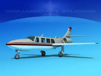 Piper Aerostar FJ-100 Fanjet V10 3D model