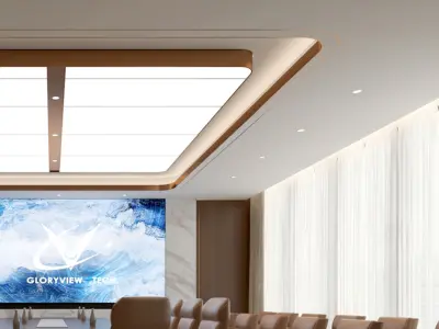 Office Interior with Conference Room 3D model