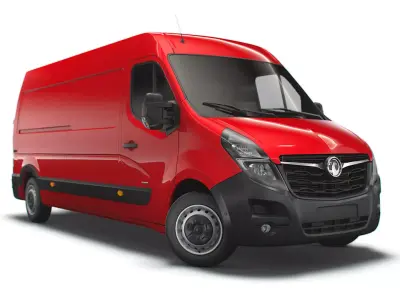 Vauxhall Movano 3500 L3H2 UK-spec 2020 3D model