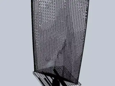 Turbine Blade Desk Model 3D print model