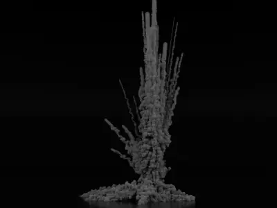 Airstrike Explosion 2 3D model