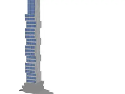 Commercial high-rise 03 3D model