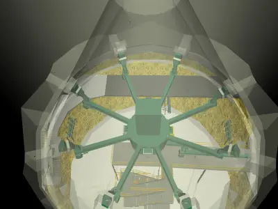 Cement Silos Free 3D model