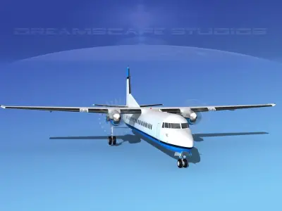 Fokker F-60 Corporate 1 3D model
