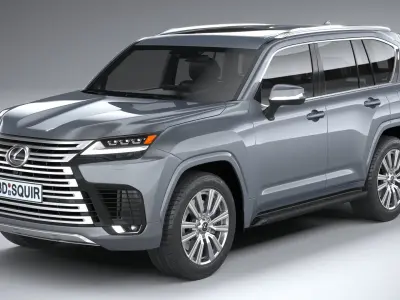 Lexus LX 600 2022 3D model purchase