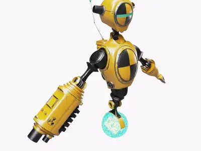 Robot Test Dummy 3D model