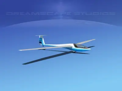 DG-400 15-Metre Motorglider V15 3D model