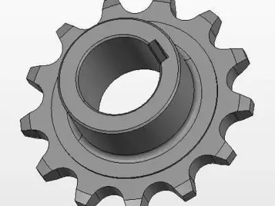 Chain wheel 89451013type 3D model