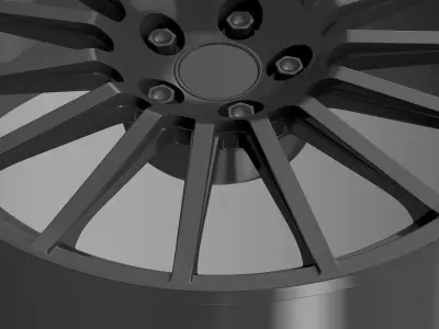 Subaru BRZ STI rim 3D model