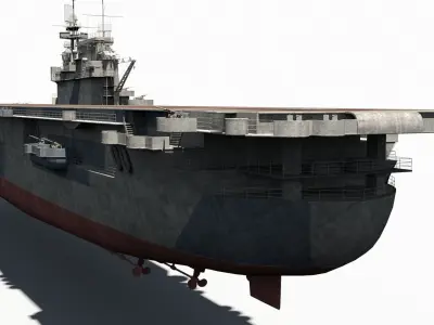 USS Enterprise Low-poly 3D model