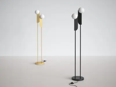 Bower Floor Lamp Free 3D model
