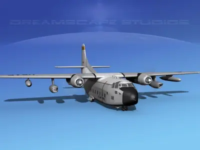 Fairchild VC-123K Provider V02 3D model