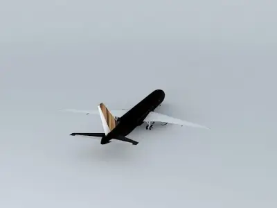 UpTheTerrain Airways Boeing 767 400 Free 3D model