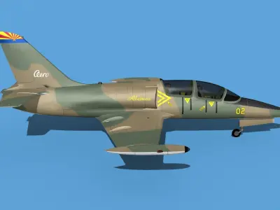 Aero Vodochody L-39C Albatross V08 3D model