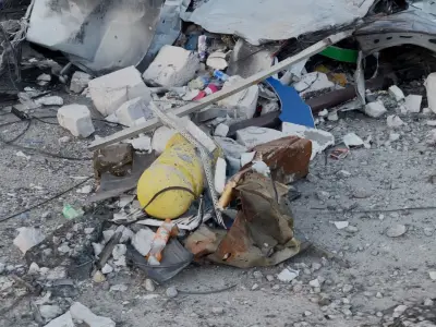 USCANS Ukraine Debris set 4 Low-poly 3D model