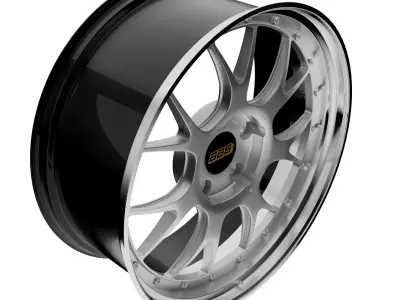 BBS LM-R Low-poly 3D model