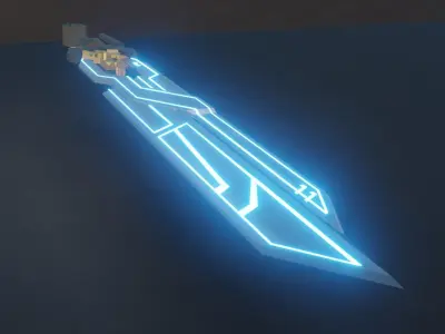 StarSaber Sword 3D model