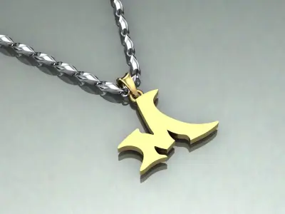 Pendant M-m1 3D print model