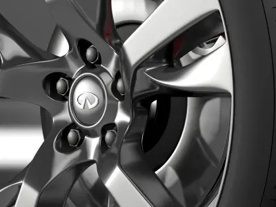 Infiniti M wheel 3D model