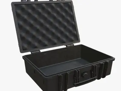 Hard case Low-poly 3D model