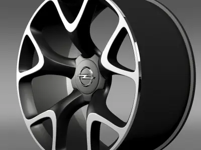 Opel Insignia OPC Concept rim 3D model
