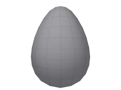 Dinosaur Egg Cartoon 3D model