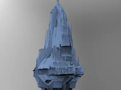 Jupiter launcher base Tower 2 3D model