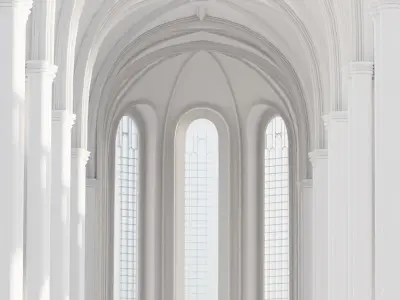 medieval palace 3D model