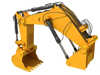 Excavator Bucket Backhoe 3D model