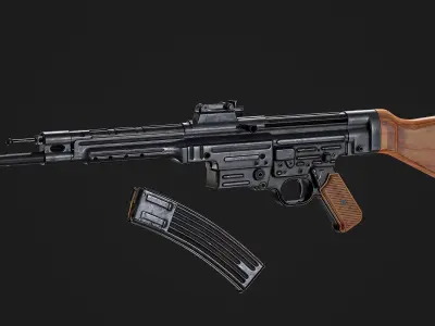 sturmgewehr 44 stg44 Low-poly 3D model