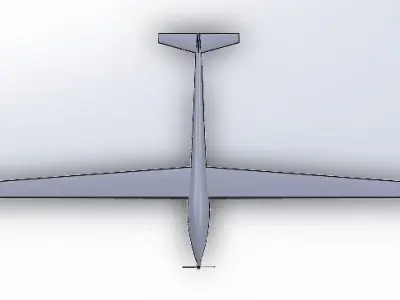 Glider design 3D print model