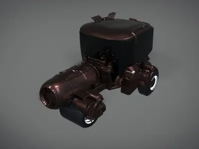 Shark robot 3D model