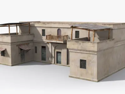 Arab xx23 Low-poly 3D model