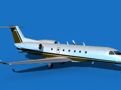 Embraer Legacy 500 V07 3D model