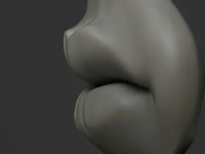 Mouth lips 3D model