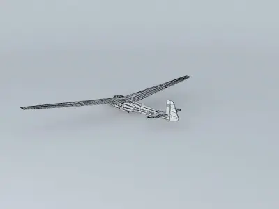 Schleicher K7 Rhoenadler 3D model