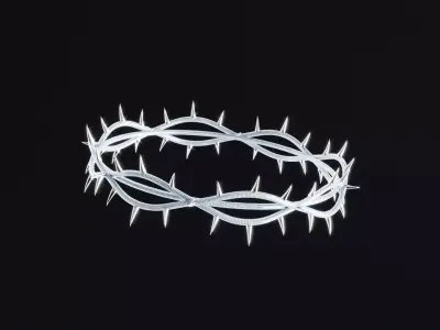 Kendrick Lamar Crown Low-poly 3D model