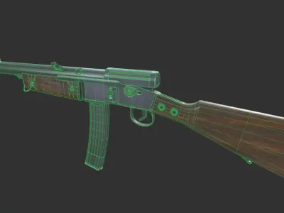 Volkssturmgewehr Low-poly 3D model