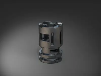 muzzle brake vol15 3D model