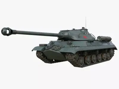 Tank IS 3M Mental Ray 3D model