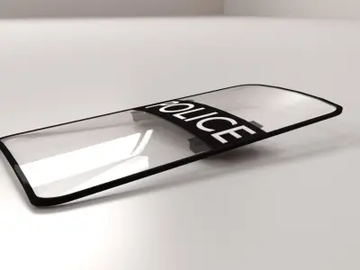 Riot Shield 3D model